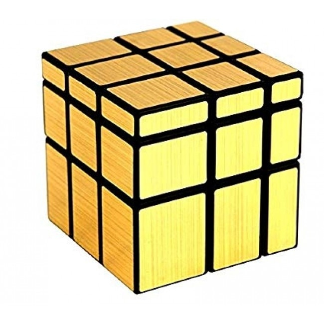 Cub Rubik Mirror Gold Amacs 6x6 cm