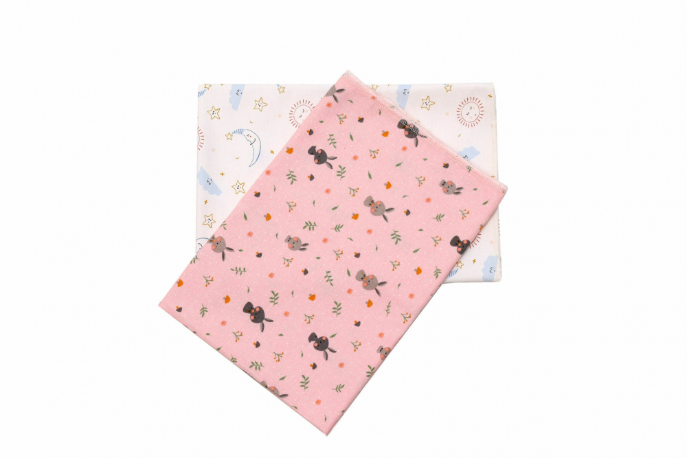 Set 2 Scutece Finet Bebelusi KidsDecor 70x70 cm