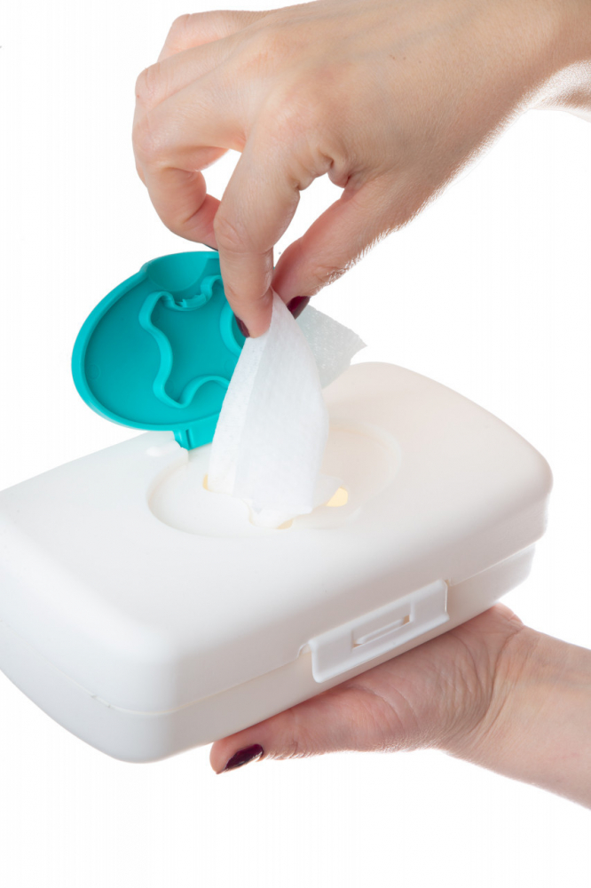 Dispenser Servetele Umede BabyJem Alb