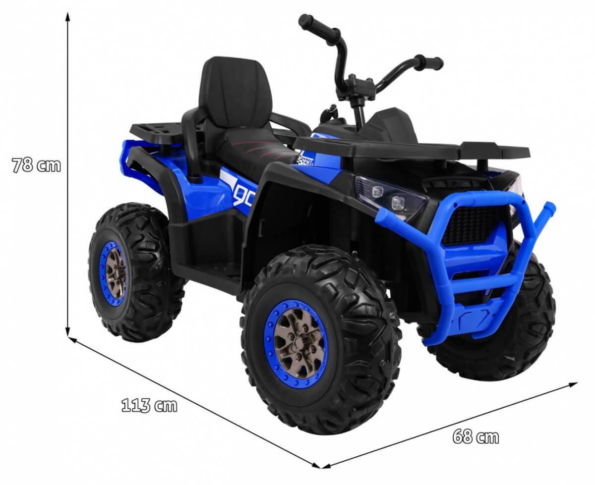 ATV Electric Desert 900 4x4 Albastru | Telecomandă - imagine 2