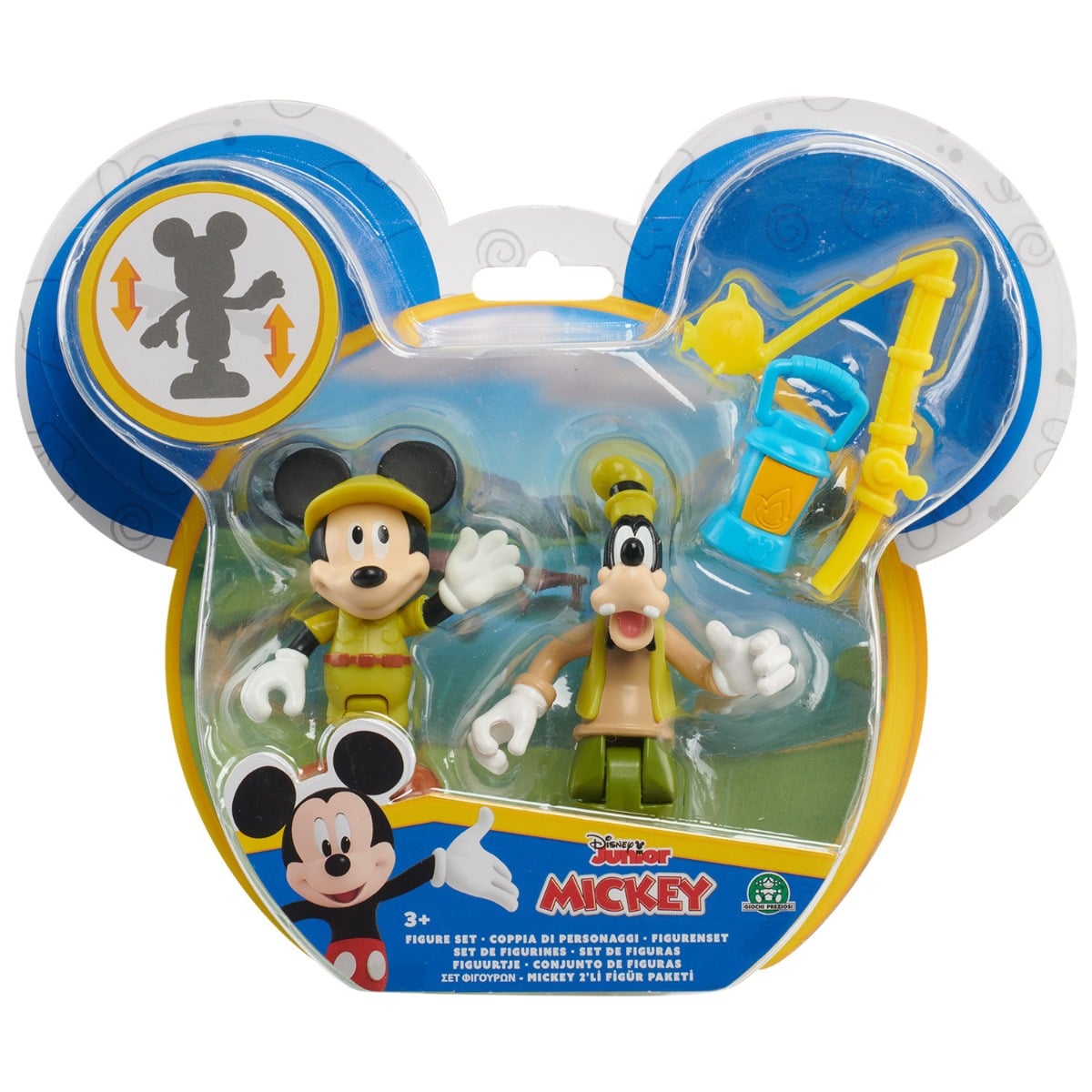 Set 2 Figurine Disney Mickey și Pluto la Pescuit
