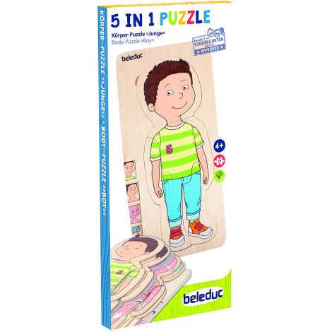 Puzzle Educativ Stratificat Corpul Uman Beleduc