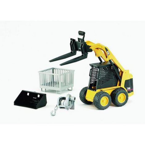 Bruder Accesorii Incarcator - Palet, Troliu si Furci - imagine 3