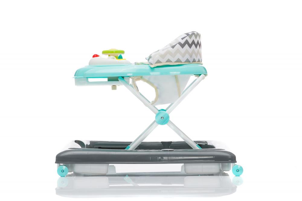 Premergator Fillikid Grey Zick-Zack cu Jucarie - imagine 4