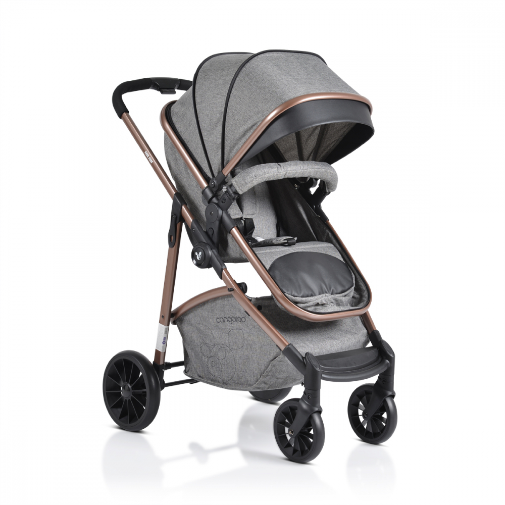 Cangaroo Milan Grey - Carucior 3in1 Premium - imagine 14