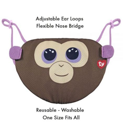 Mască Fashion Maimuță COCONUT Ty - Reutilizabilă - imagine 5
