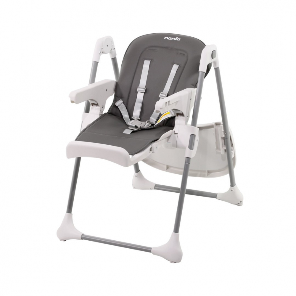 Scaun de masă Nania Bianca Grey, Practic și Modern - imagine 2