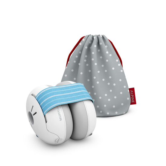 Căști Antifonice Bebeluși Alpine Muffy Baby Blue - imagine 3