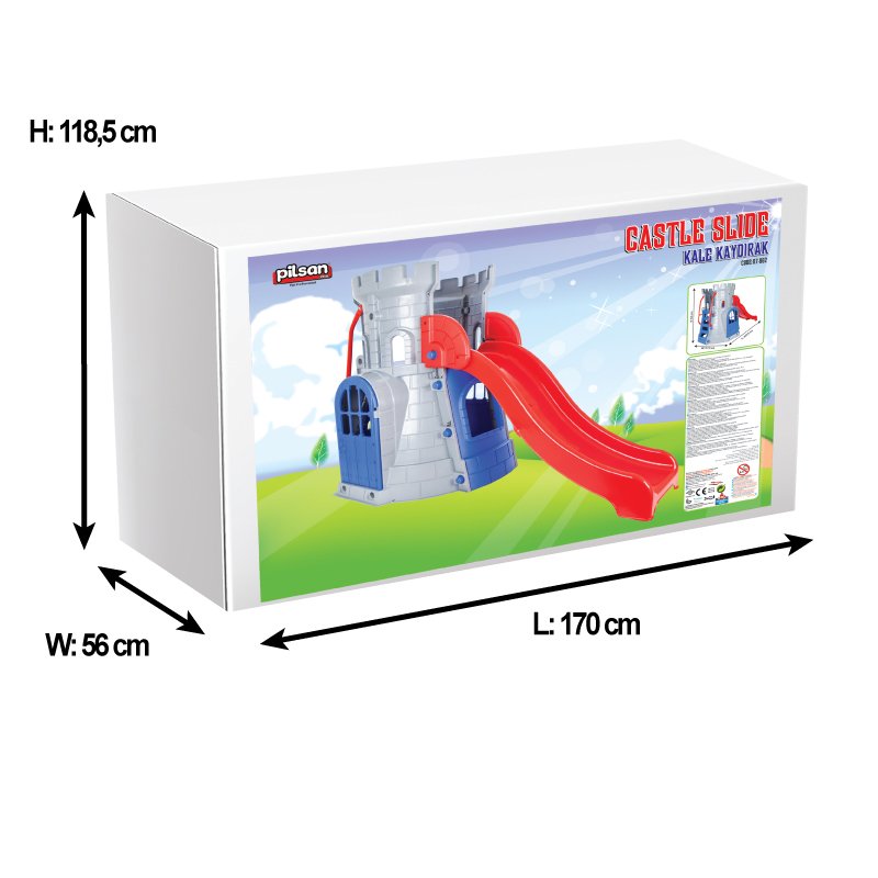 Pilsan Castle Slide Green: Spatiu de joaca exterior - imagine 2