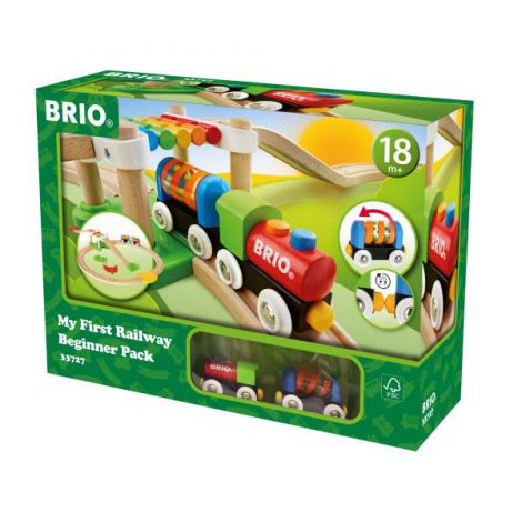BRIO Primul Set Trenulete 33727 | Joc Lemn