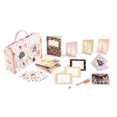 Set Papetarie Tinou Djeco - Creativitate Elegantă - imagine 3