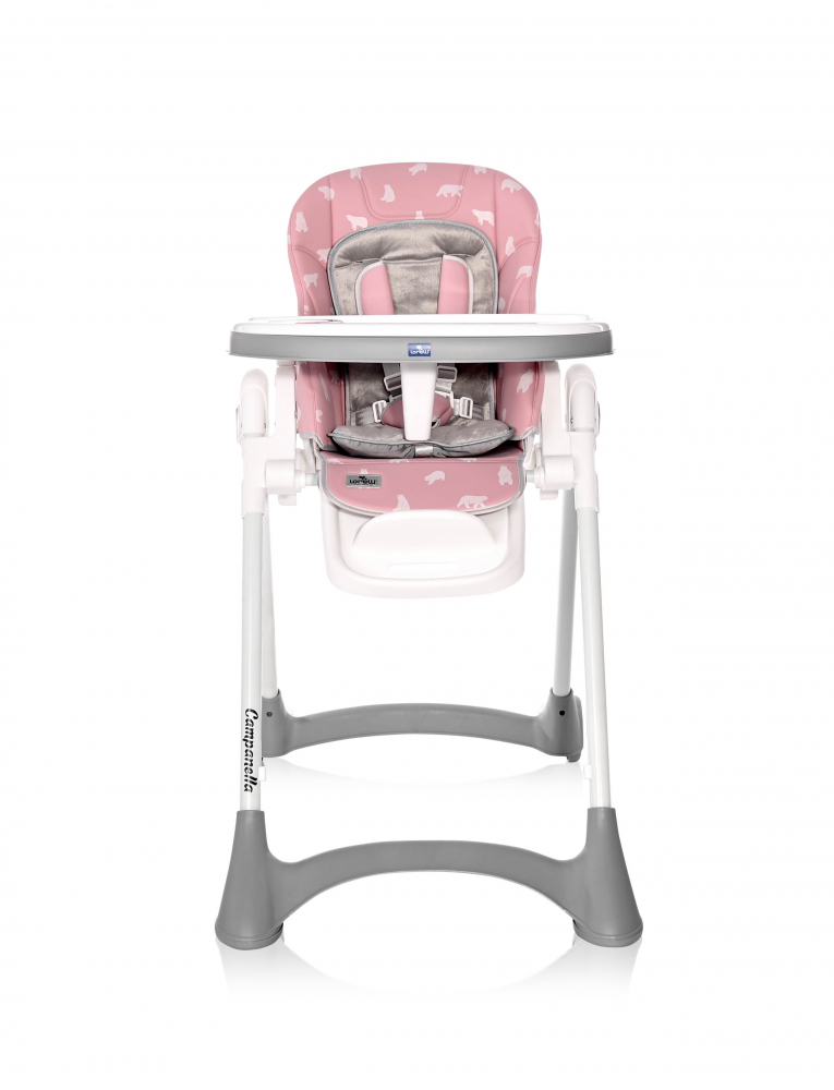 Scaun de masă Lorelli Campanella Pink Bears, 6-36 luni