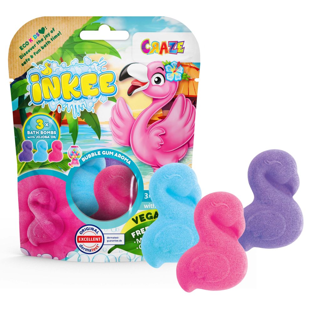 Bombe de Baie Inkee Flamingo | Relaxare și Culoare - imagine 6
