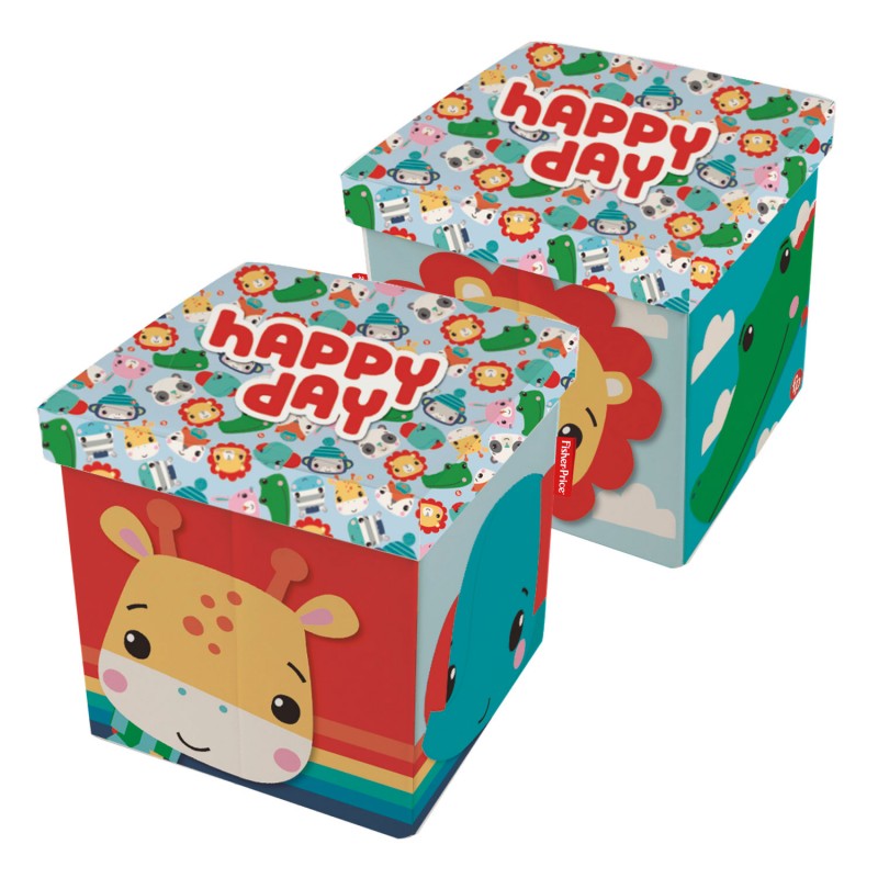 Taburet Depozitare Fisher Price Happy Day - imagine 2
