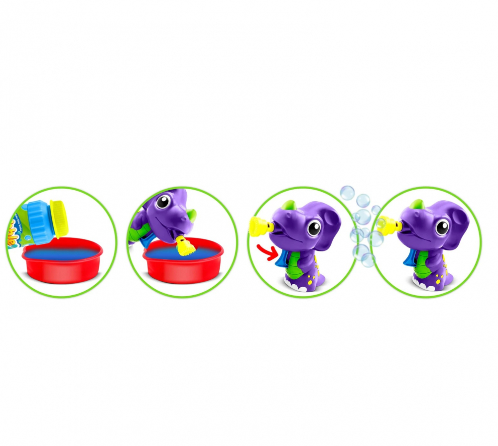 Aparat Baloane Sapun Ricokids Triceratops - imagine 3