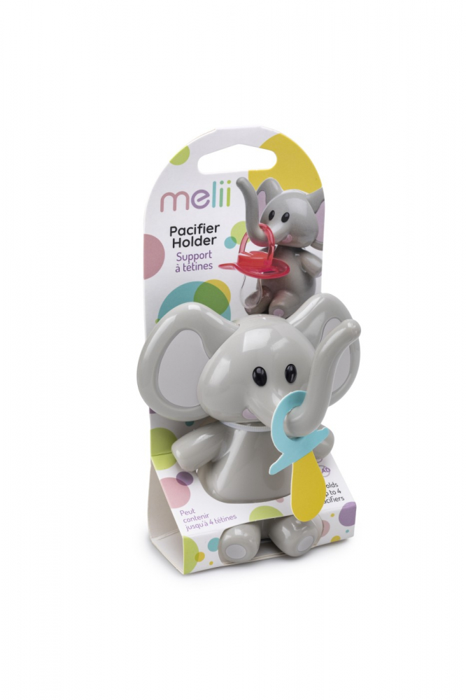 Suport Suzetă Elefant Melii Blue | 4 poziții - imagine 7