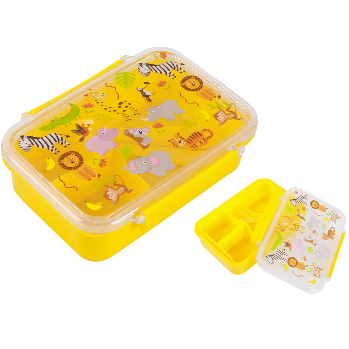 Cutie Prânz Copii Itotal cu Separator Tacâmuri