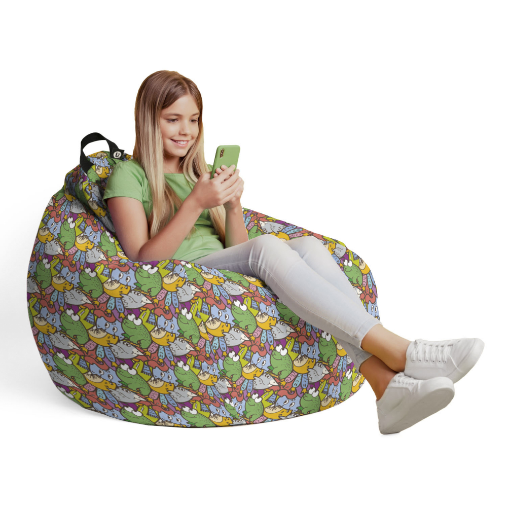 Husa Fotoliu Puf Bean Bag Tip Para, Updeco - imagine 4