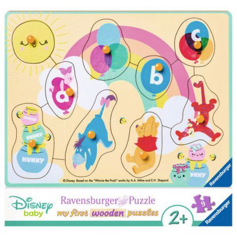Puzzle din lemn Winnie, 9 piese Ravensburger