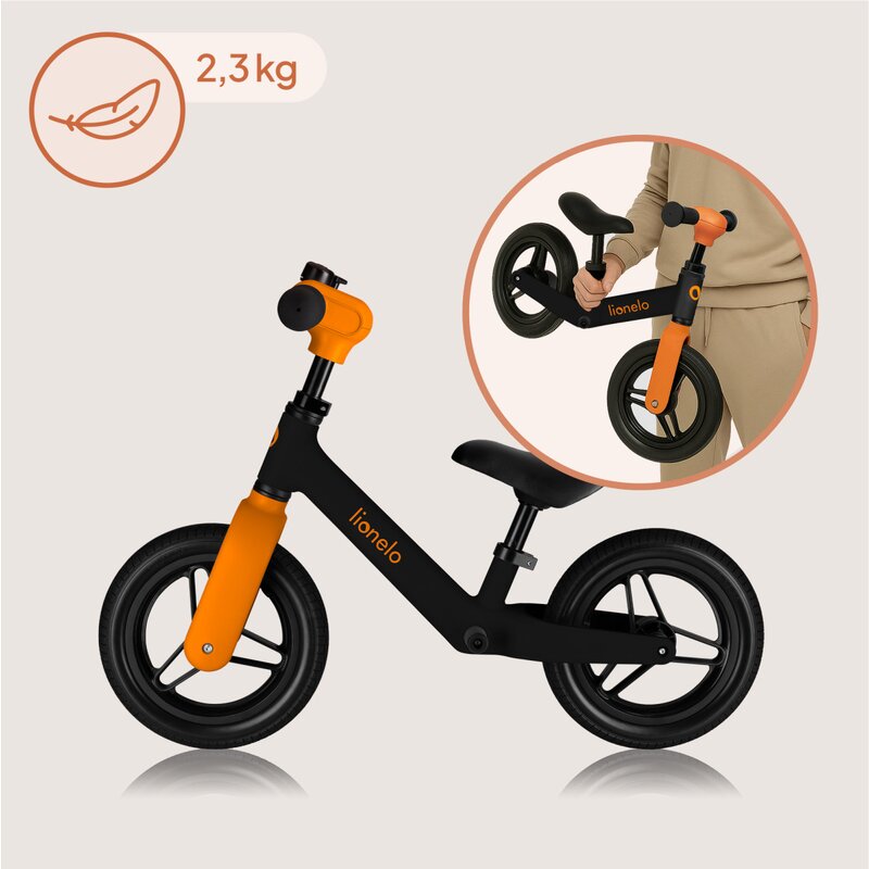 Lionelo Toni Bicicletă Fără Pedale Portocalie 2.8kg - imagine 5