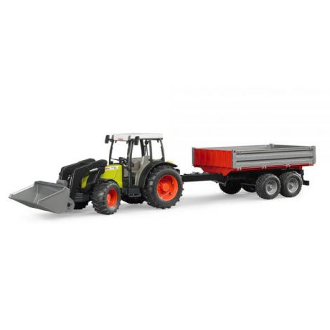 Bruder Tractor Claas cu Remorcă Basculabilă - imagine 7