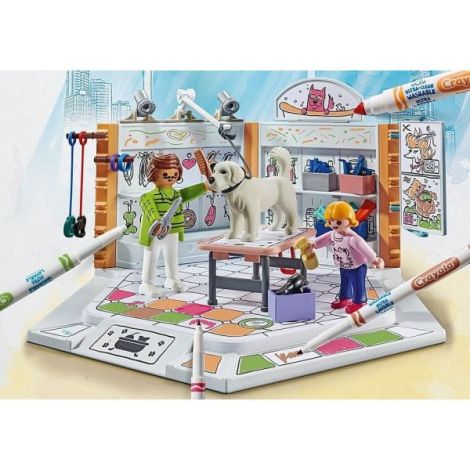 Playmobil Color Salon Câini - Creativitate și Distracție - imagine 2