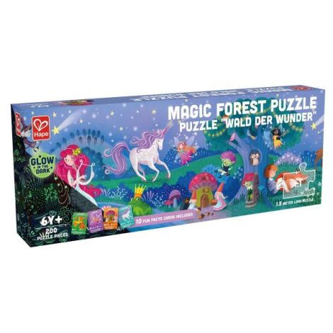 Puzzle Hape Fosforescent Zane 200 Piese - imagine 2