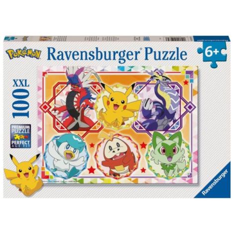 Puzzle Pokemon 100 Piese Ravensburger - imagine 2