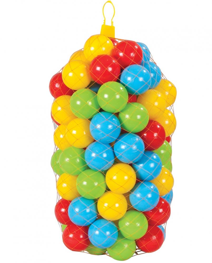 Set 100 Bile Pilsan 7 cm Multicolor pentru Copii