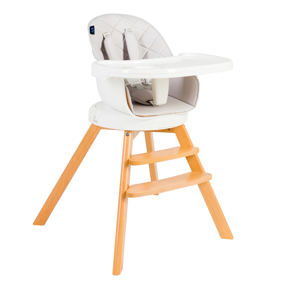 Scaun de masa 3in1 Juju EatTwist Gri - imagine 6