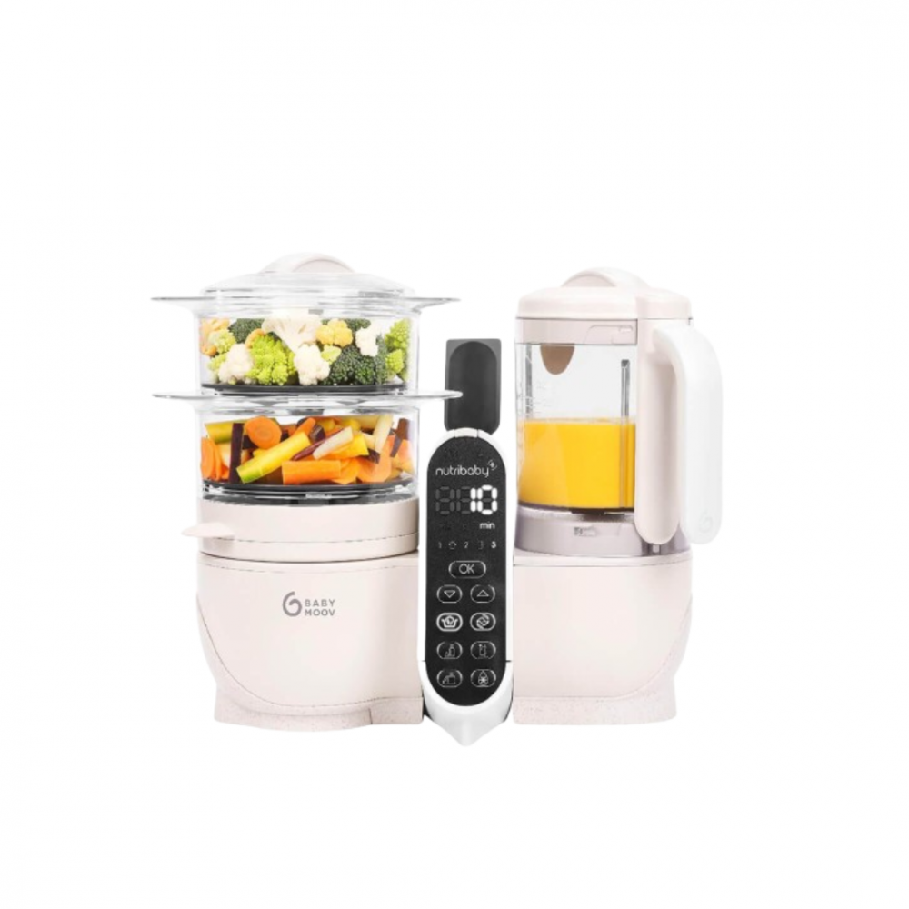 Robot Babymoov Nutribaby+ 5-în-1, Beige - imagine 7