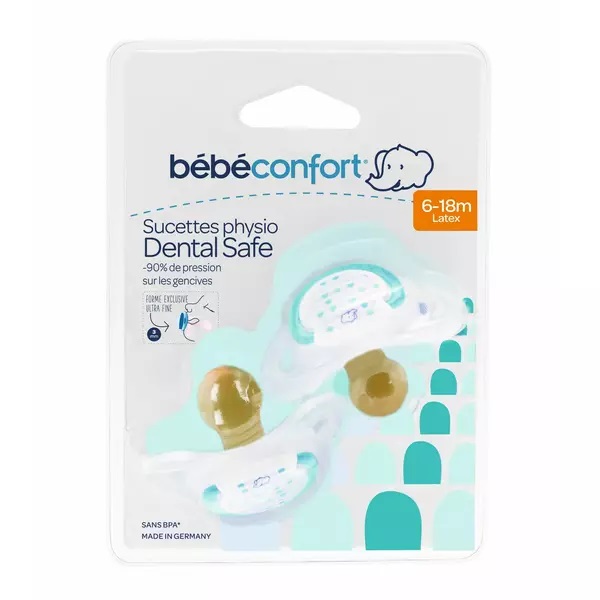 Set 2 Suzete Dental Safe Bebe Confort 6-18 luni - imagine 2