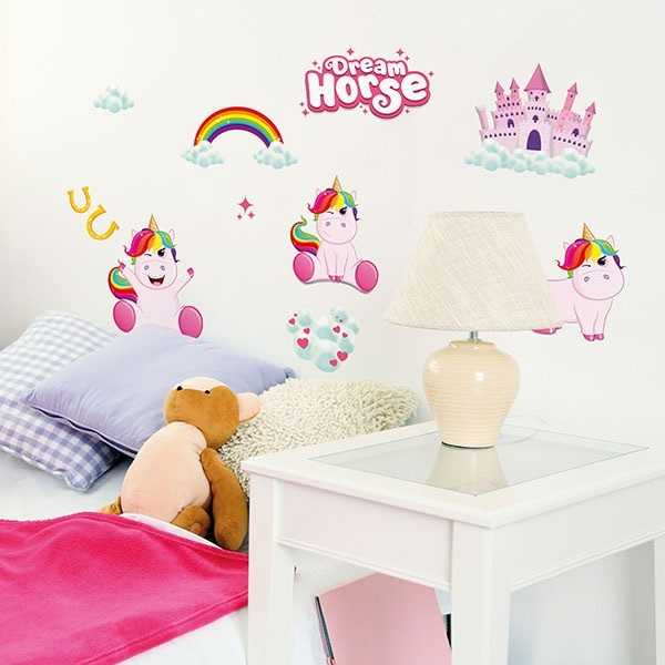 Set Stickere Perete 3D Unicorn Toi-Toys - imagine 4