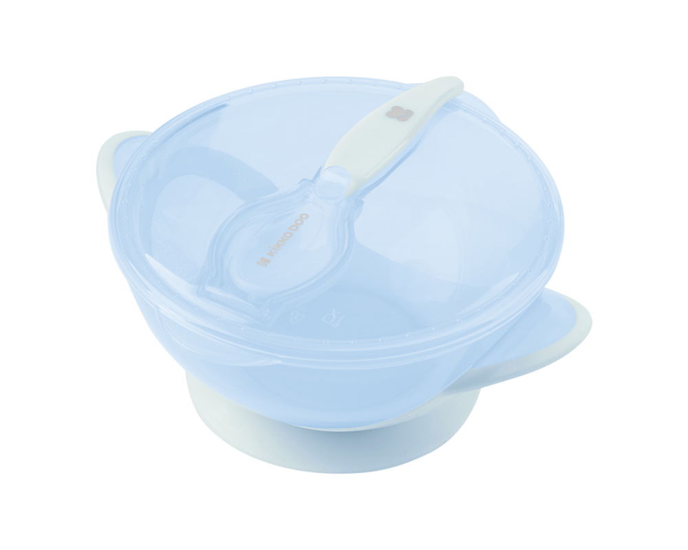 Set castron Kikkaboo Feedy cu ventuză, Albastru - imagine 6