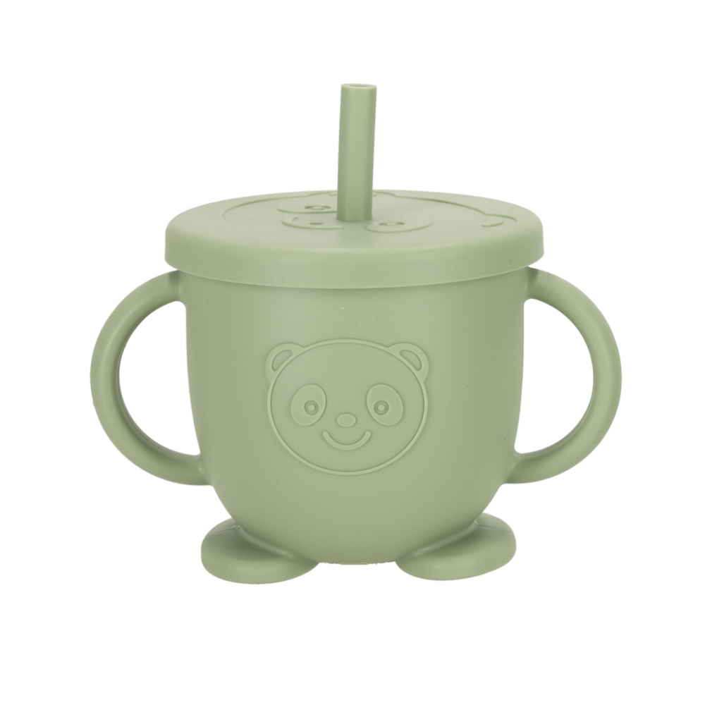 Set 8 piese Ikonka Green Owl - Diversificare Hrană - imagine 7