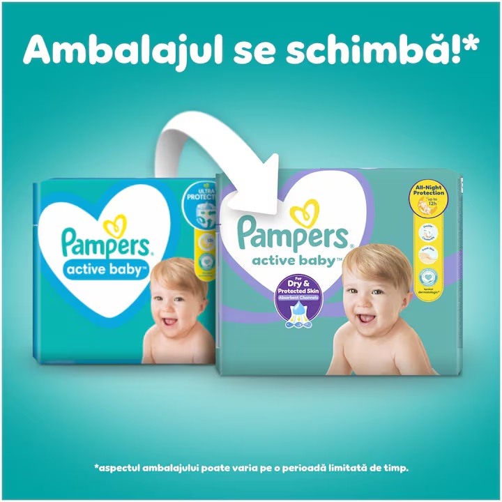 Pampers Active Baby 5, 110 buc | Absorbție Maximă - imagine 9