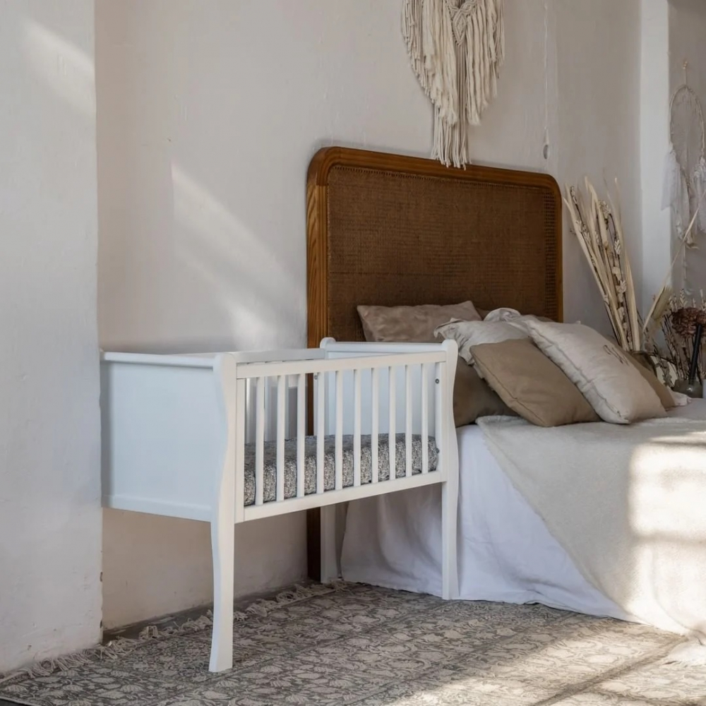 Patut balansoar co-sleeping Woodies Alb