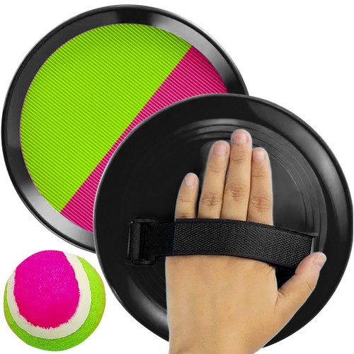 Kruzzel Set Tenis Velcro Copii | Joc Exterior - imagine 10