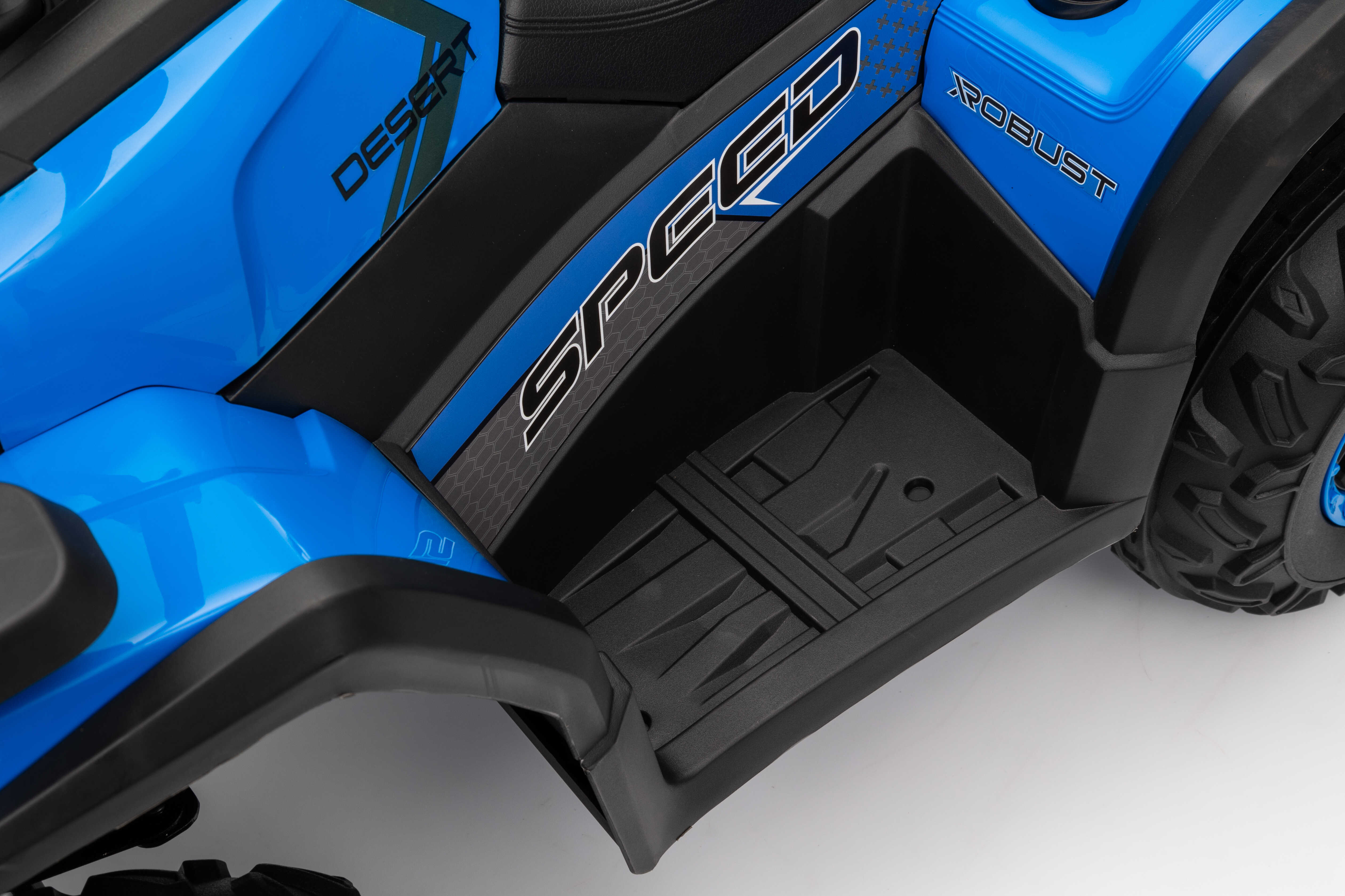 ATV electric pentru copii Mini Desert 12V 4x4 Albastru, telecomanda parentala, Bluetooth - Autokids.ro - imagine 3