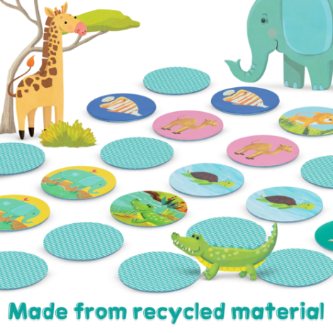 Joc Memorie Animale Boppi | Educativ 48 Piese - imagine 5