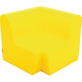 Canapea colt galbena Moje Bambino, spuma PVC