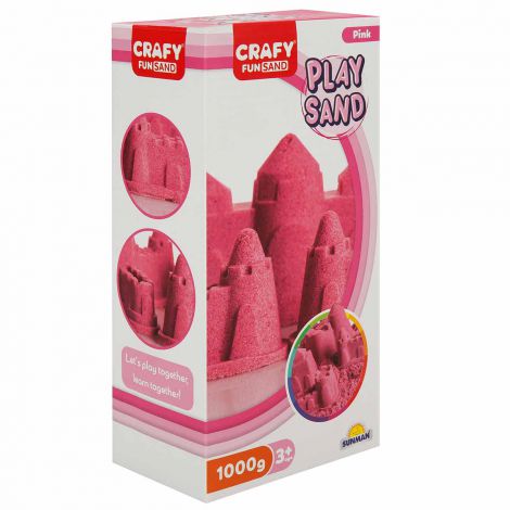 Nisip Kinetic Fun Sand 1000gr Roz Crafy