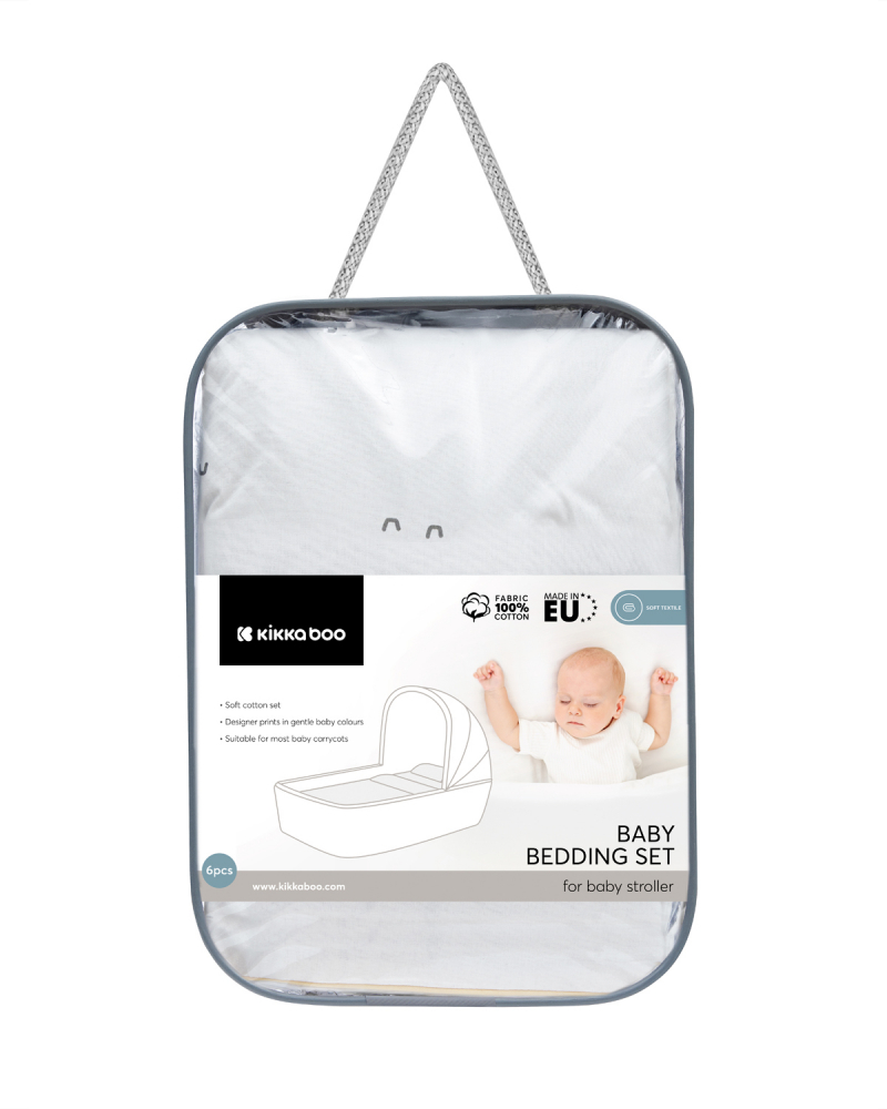 Set Lenjerie KikkaBoo 6 piese Bumbac Oeko-Tex