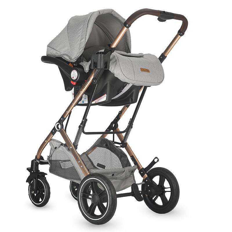 Carucior 3in1 Coccolle Ravello, Aluminiu, Gri - imagine 9