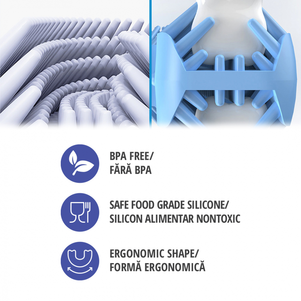Periuță din Silicon 360 Easycare Baby - imagine 4