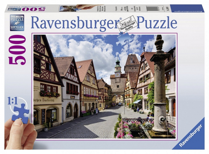 Puzzle Ravensburger Rothenburg 500 piese