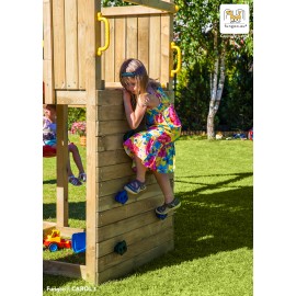 Complex de joacă Fungoo Carol 3, cu tobogan și leagan - imagine 5