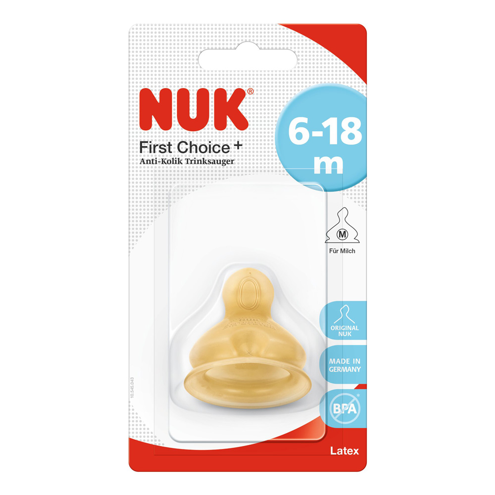 Tetina NUK Latex M2, 6 luni+, Prima Alegere