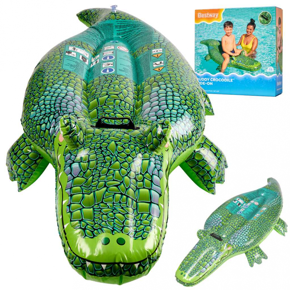 Saltea Gonflabilă Bestway Crocodil 150 cm - imagine 2