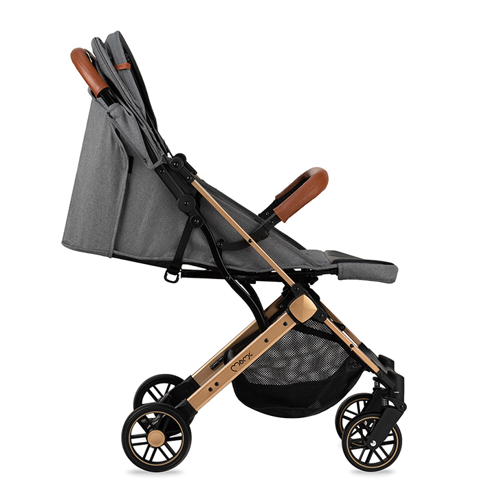 Carucior Sport Estelle Momi Gold Grey - imagine 3